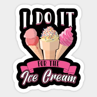 I do it for the Ice Cream Sticker